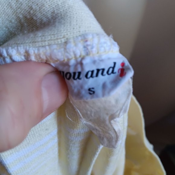 Women's Small Vintage Single Stitch T-shirt Square Neck Butterfly Sleeve Boho - Picture 5 of 9